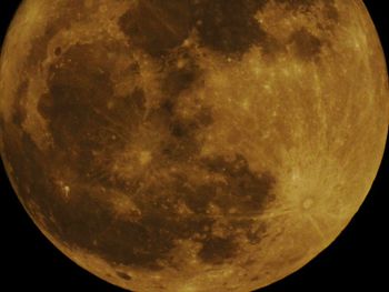 Close-up view of moon