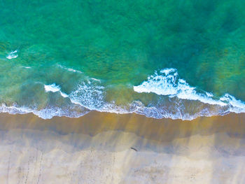 Close-up of waves in sea