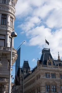 Mourning flag after the terrorist attack in vienna in 2020