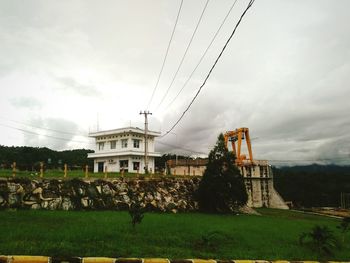 Scenic view of city against sky