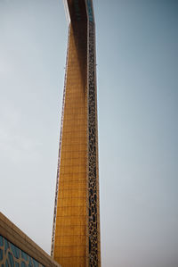 Low angle view of modern building against sky