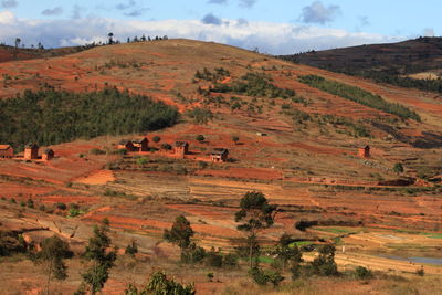 Scenic view of landscape against sky