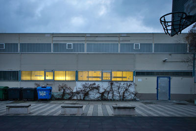 Exterior of building against sky