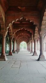 Low angle view of columns