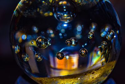 Close-up of drink in glass