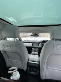 Interior of car