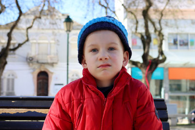 Portrait of cute girl