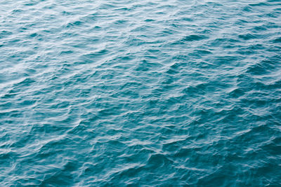 Sea surface with small ripples