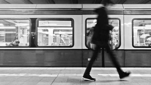 Woman in bus