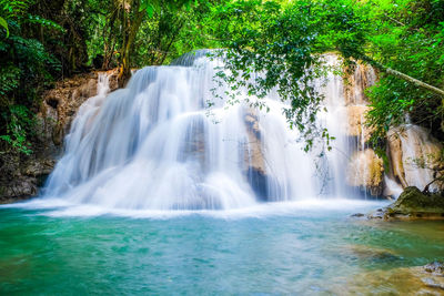 View of waterfall