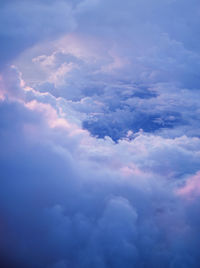 Low angle view of clouds in sky