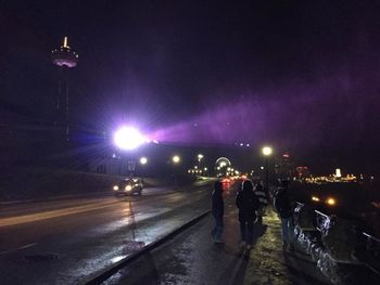 Road at night