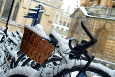 Close-up of bicycle