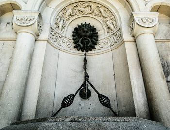 Low angle view of historical building