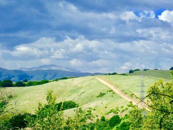 Scenic view of landscape against sky