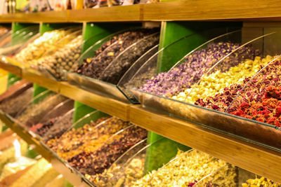 Close-up of food for sale at market