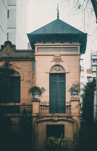 Low angle view of building against sky