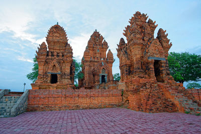 View of temple against sky