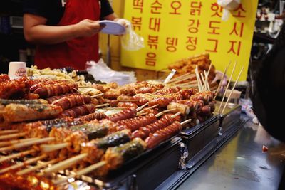 Full frame shot of market stall for sale