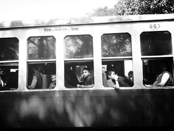 Train at railroad station