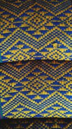 Full frame shot of yellow pattern