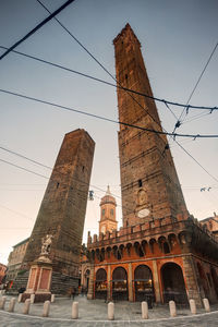 Low angle view of historical building against sky