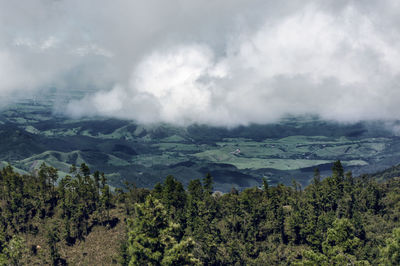 Scenic view of landscape against sky