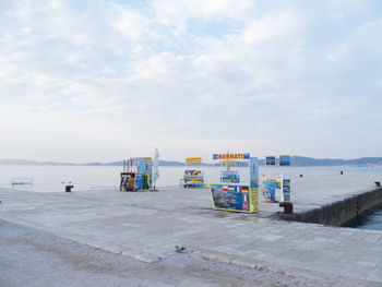 View of calm sea against the sky