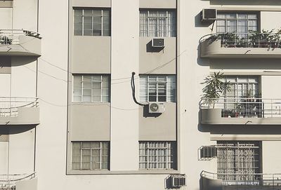 Balcony of building