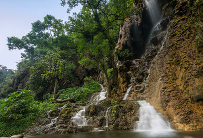 Waterfall in forest