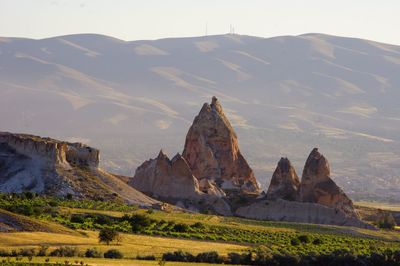 Scenic view of mountain against sky