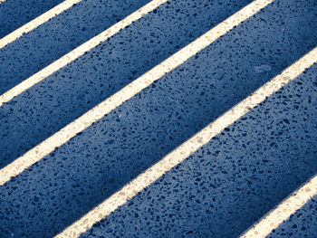 Full frame shot of zebra crossing