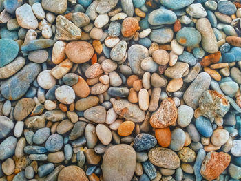 Full frame shot of stones pattern