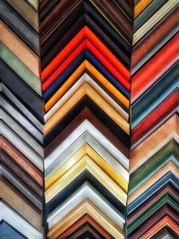 Full frame shot of multi colored building