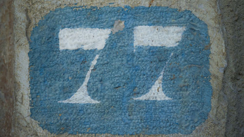 Close-up of text