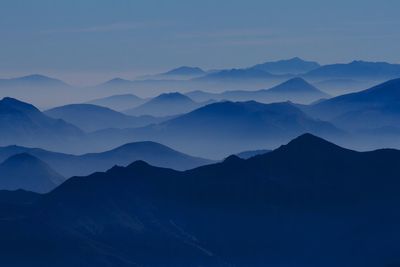 Landscape pic blanc french alps