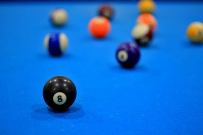 Close-up of ball on table