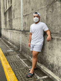 Filipino guy wearing face mask