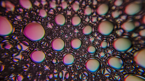 Full frame shot of bubbles