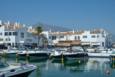 The marina and waterfront, puerto banus, marbella, costa del sol, spain