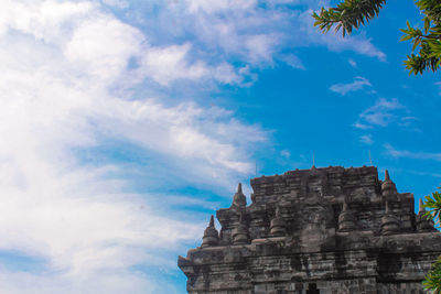Low angle view of historical building against sky