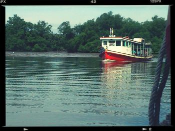 Boats in sea