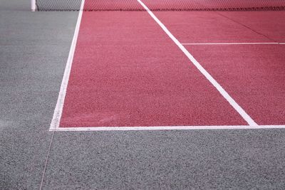 Close-up of red wall