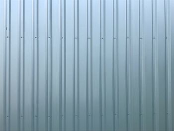 Full frame shot of closed metal wall