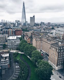 Aerial view of cityscape