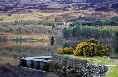 Scenic view of lake