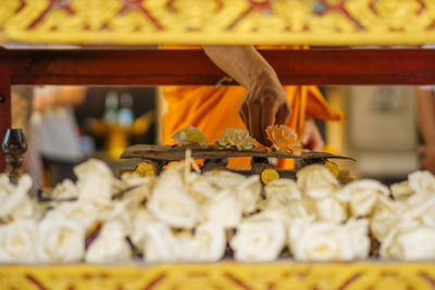 Mourning at a thai funeral