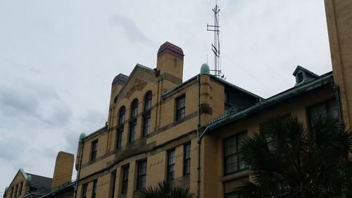 Low angle view of building against sky