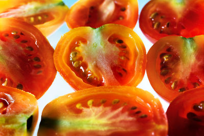 Close-up of orange slices