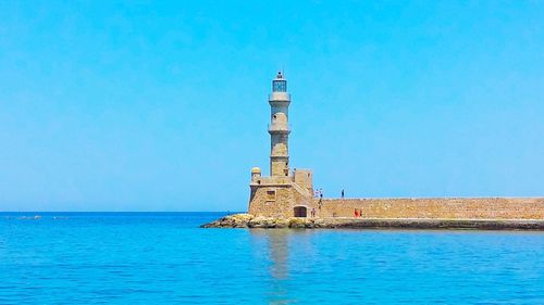 Lighthouse at seaside